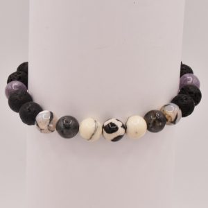 coeur de dragon avec des perles de veines pour ce bracelet homme