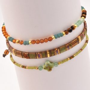 scarabée pour des bracelets aux couleurs irisées