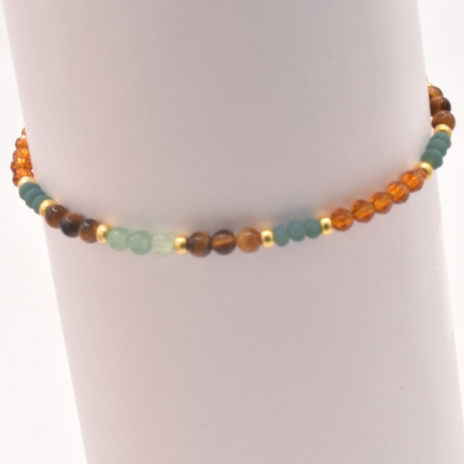 trois bracelets miyuki couleur du scarabée